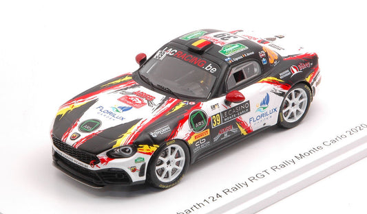 ABARTH 124 N.39 MONTE CARLO 2020 L.CAPRASSE-R.HERMAN 1:43 - Spark Model - S6565