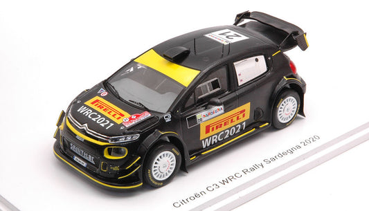 CITROEN C3 RALLY SARDEGNA PIRELLI TEST 2020 P.SOLBERG-A.MIKKELSEN 1:43 - Spark Model - S6574