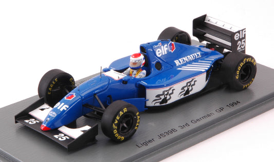 LIGIER JS39B ERIC BERNARD 1994 N.25 3rd GERMAN GP 1:43 - Spark Model - S7403