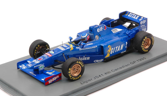 LIGIER JS41 OLIVIER PANIS 1995 N.26 4th CANADIAN GP 1:43 - Spark Model - S7410