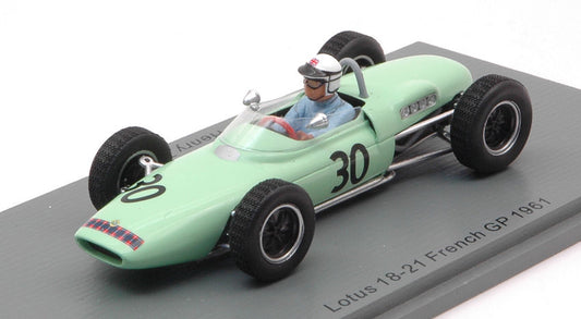 LOTUS 18-21 HENRY TAYLOR 1961 N.30 FRENCH GP 1:43 - Spark Model - S7445