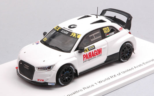 AUDI SPORT S1 WRX N.123 ARAB EMIRATES 2019 KRISZTIAN SZABO 1:43 - Spark Model - S7825
