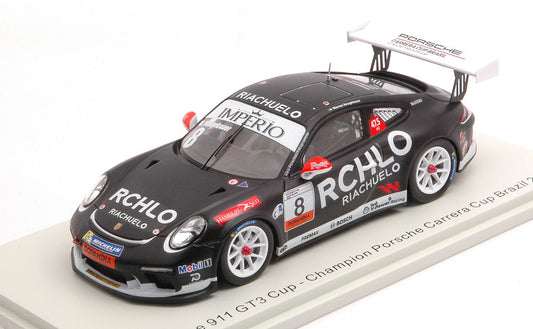 PORSCHE 911 GT3 CUP N.8 CARRERA CUP BRAZIL 2018 W.NEUGEBAUER 1:43 - Spark Model - S8502