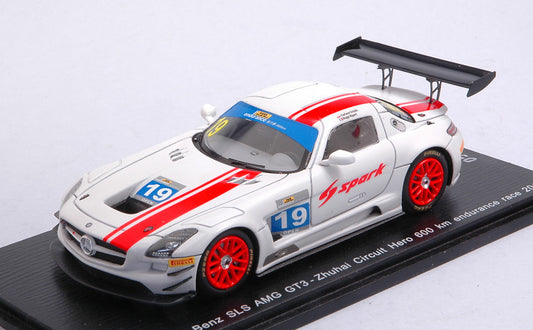 MERCEDES SLS GT3 N.19 ZHUHAI CIRCUIT HERO 600 KM 2018 S.ORTELLI-H.RIPERT - Spark Model - SA178