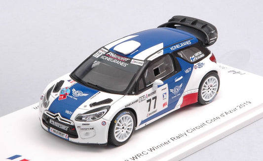 CITROEN DS3 WRC N.77 WINNER R.COTE D'AZUR 2019 V.BOTTAS-M.SALMINEM 1:43 - Spark Model - SF170