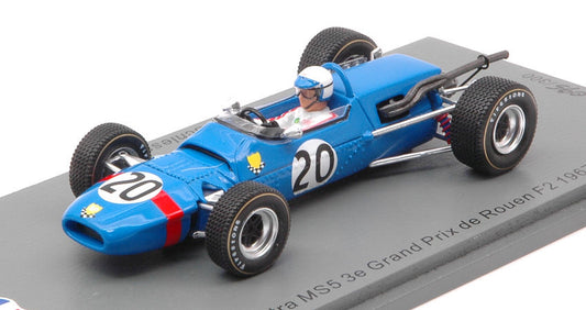MATRA MS5 N.20 3e GP DE ROUEN F2 1967 JO SCHLESSER 1:43 - Spark Model - SF183