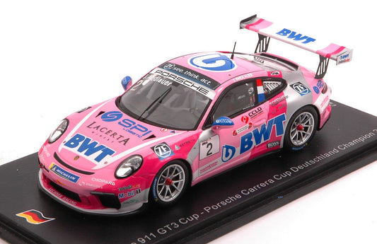 PORSCHE CARRERA CUP DEUTSCHLAND N.2 CHAMPION 2019 J.ANDLAUER 1:43 - Spark Model - SG428