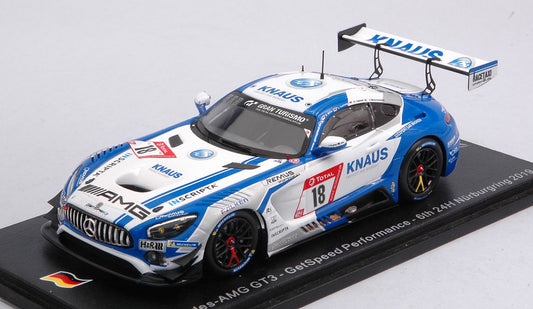 MERCEDES GT3 N.18 6th 24 H NURB.2019 F.VETTEL-ELLIS-LUDWIG-SZY.1:43 - Spark Model - SG526