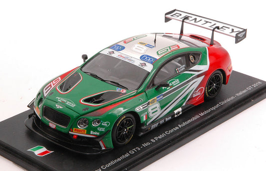 BENTLEY CONTINENTAL GT3 N.8 ITALIAN GT 2018 NLARINI-A.CAFFI 1:43 - Spark Model - SI007