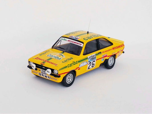 FORD ESCORT MK2 5th RAC RALLY 1977 DAWSON-MARRIOTT 1:43 - Trofeu - TFRRUK49