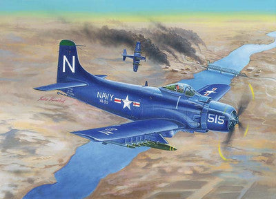 AEREO AD-4 SKYRAIDER KIT 1:32 - Trumpeter - TP2252