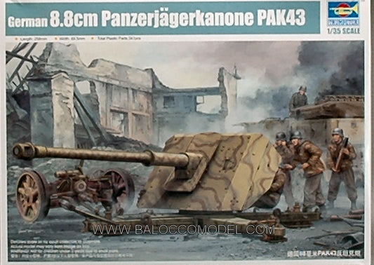 GERMAN 8.8 cm PANZERJAGERK.KIT 1:35 - Trumpeter - TP2308