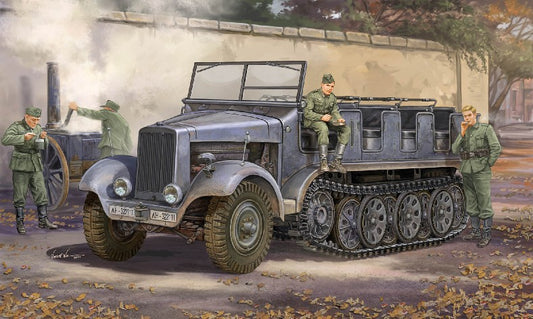 CAMION CINGOLATO GERMAN SD.KFZ.6 HALBKETTENZ.PIONIER.KIT 1:35 - Trumpeter - TP5530