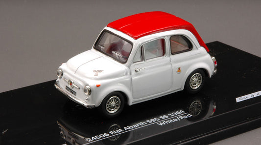FIAT ABARTH 595 SS 1964 WHITE/RED 1:43 - Vitesse - VE24506