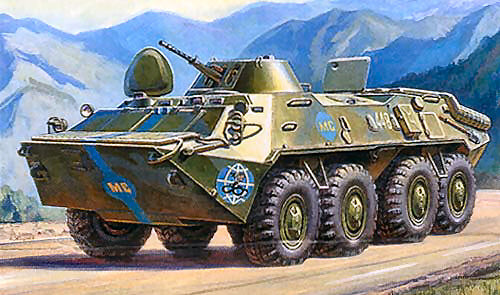 BTR 70 RUSSIAN PERSONNEL CARRIER KIT 1:35 - Zvezda - Z3556