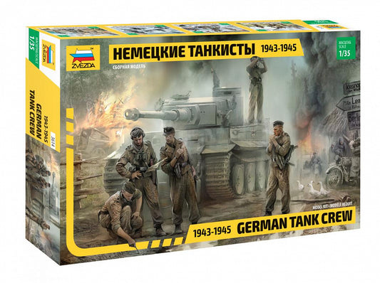 GERMAN TANK CREW WWII LATE KIT 1:35 - Zvezda - Z3614