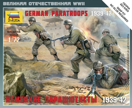 GERMAN PARATROOPERS WWII KIT 1:72 - Zvezda - Z6136