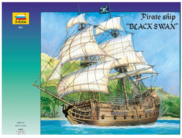 PIRATE SHIP BLACK SWAN  KIT 1:72 - Zvezda - Z9031