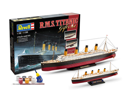 R.M.S. TITANIC 1:700 + 1:1200 GIFT SET KIT - Revell - RV05727