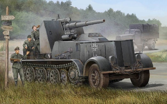 FLACK 8,8 cm SELBSTFAHRLAFETTE KIT 1:35 - Trumpeter - TP1585
