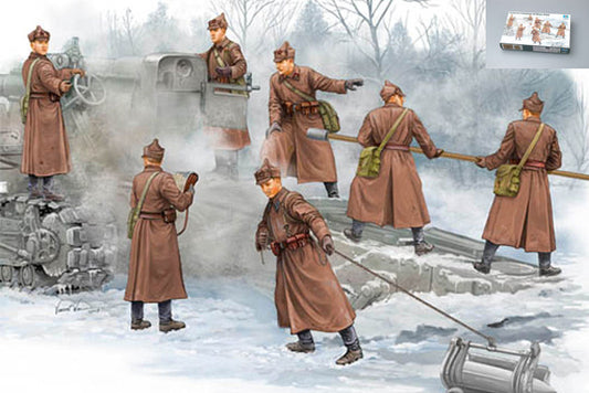 SOVIET FIGURE ARTILLERY CREW KIT 1:35 - Trumpeter - TP0427