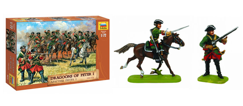 DRAGOONS OF PETER I KIT 1:72 - Zvezda - Z8072