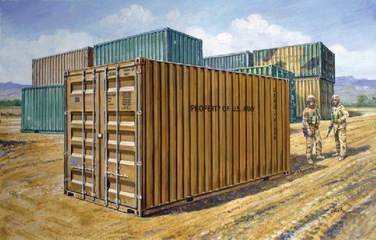 MILITARY CONTAINER 20  KIT 1:35 - Italeri - IT6516