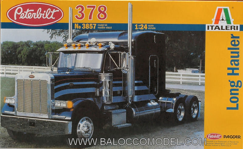 PETERBILT 378 LONG HAULER KIT 1:24 - Italeri - IT3857