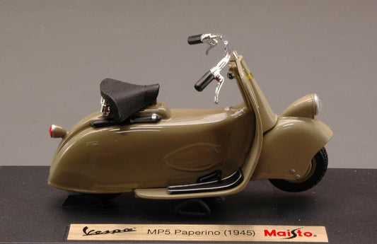 VESPA MP5 PAPERINO 1945 BEIGE 1:18 - Maisto - MI4340G