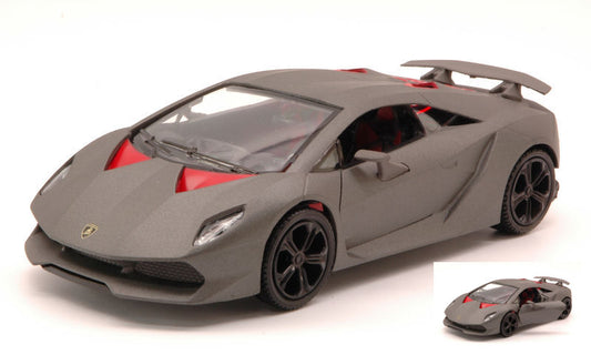 LAMBORGHINI SESTO ELEMENTO 2010 GRIGIO BARRA 1:24 - MotorMax - MTM79314BK