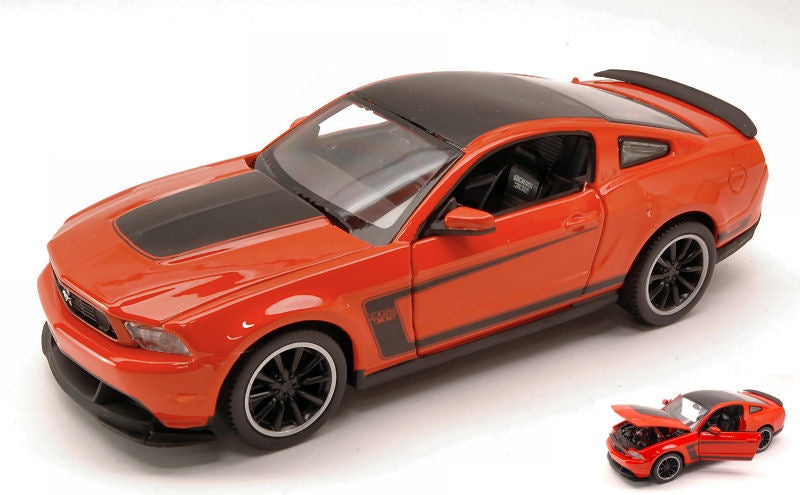 FORD MUSTANG BOSS 302 2011 ORANGE 1:24 - Maisto - MI31269O