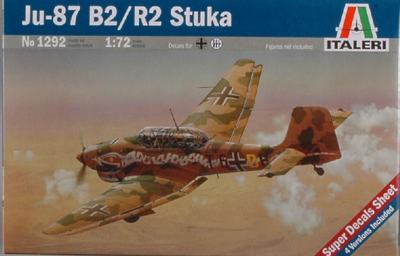 JU-87 B2/R2 STUKA KIT 1:72 - Italeri - IT1292