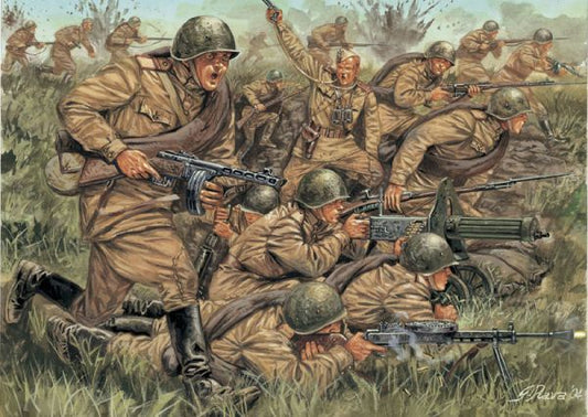 WW II RUSSIAN INFANTRY KIT 1:72 - Italeri - IT6057
