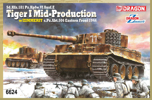 SD.KFZ.181 PZ.VI AUSF.E TIGER I KIT 1:35 - Dragon - D6624