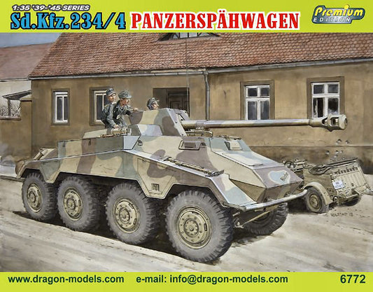 SD.KFZ.234/4 PANZERSPAHWAGEN KIT 1:35 - Dragon - D6772