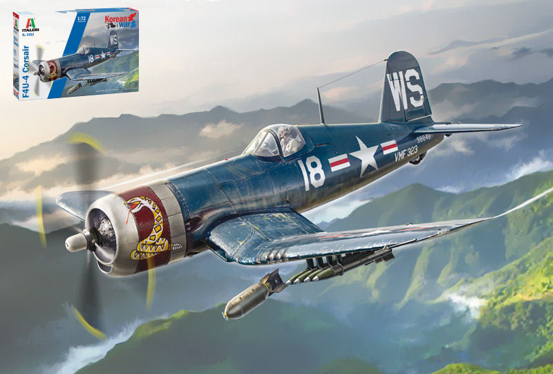 F-4U4 CORSAIR KOREAN WAR KIT 1:72 - Italeri - IT1453