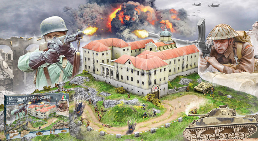 MONTECASSINO 1944 GUSTAV LINE BATTLE KIT 1:72 - Italeri - IT6198