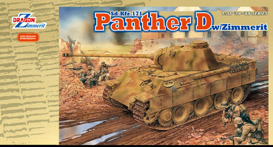 SD KFZ 171 PANTHER D W/ZIMM.KIT 1:35 - Dragon - D6428