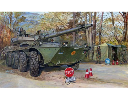 CARRO B 1 CENTAURO LATE VERSION KIT 1:35 - Trumpeter - TP0387