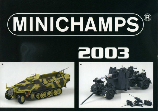 POSTER MEZZI MILITARI 2003 cm 80x60 - Minichamps - PMCATPOST3
