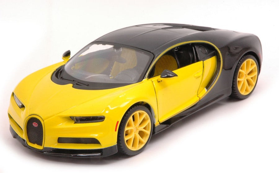 BUGATTI CHIRON 2018 YELLOW 1:24 - Maisto - MI31514Y