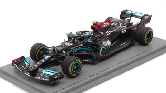 MERCEDES W12 E VALTTERI BOTTAS 2021 N.77 3rd ITALY GP 1:43 - Spark Model - S7691
