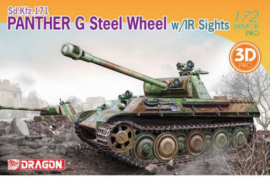 PANTHER G STEEL WHEEL W/IR SIGHTS KIT 1:72 - Dragon - D7697