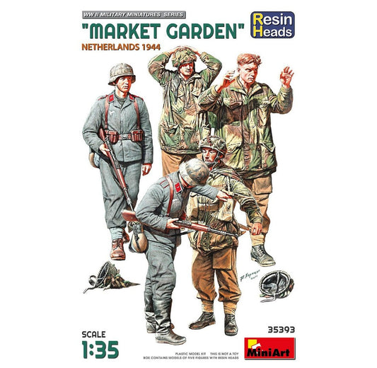 MARKET GARDEN (NETHERLANDS 1944) RESIN HEADS KIT 1:35 - Miniart - MIN35393