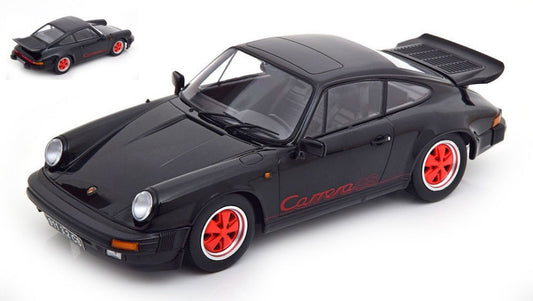 PORSCHE 911 CARRERA 3.2 CLUBSPORT 1989 BLACK/RED 1:18 - KK Scale - KKDC180873