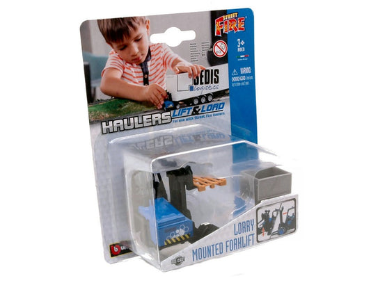 MULETTO HAULERS FIRE FORKLIFT 1:43 - Burago - BU31479