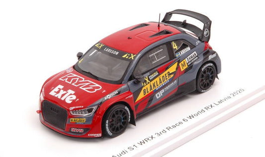 AUDI S1 WRX N.4 3rd RACE 6 LATVIA 2020 ROBIN LARSSON 1:43 - Spark Model - S7883