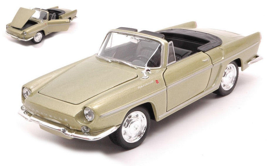 RENAULT CARAVELLE METALLIC LIGHT GREEN 1:24 - Welly - WE24068GR