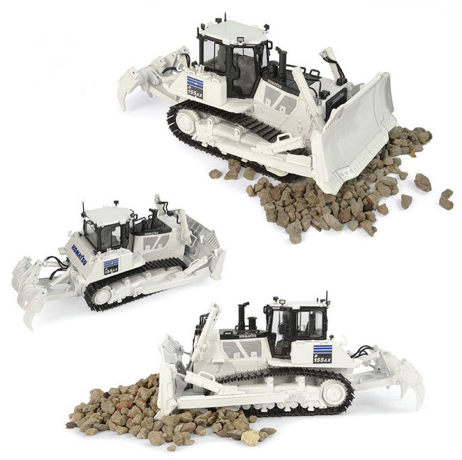 RUSPA KOMATSU D155AX-7 WHITE EDITION 1:50 - Universal Hobbies - UH8159