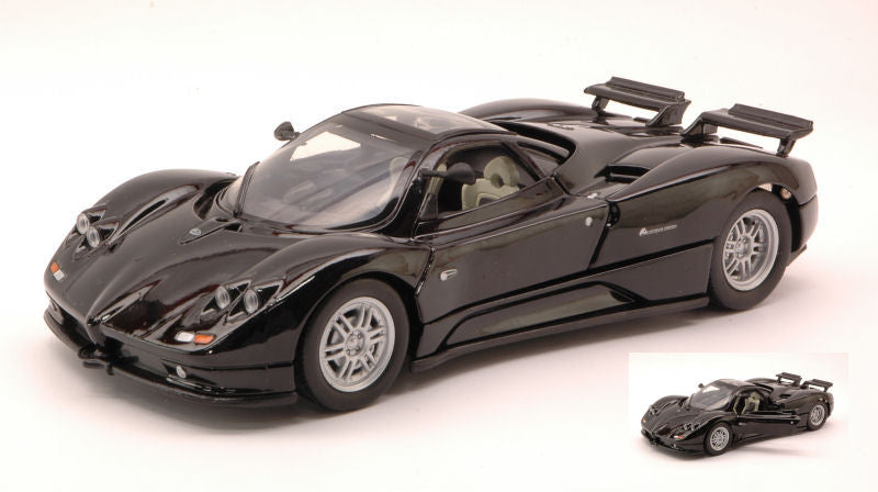 PAGANI ZONDA C12 1999 BLACK 1:24 - MotorMax - MTM73272BK